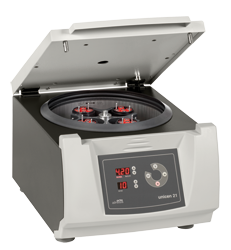 Tafelmodel centrifuge max capaciteit: 4 x 100 ml Tafelmodel centrifuge max capaciteit: 4 x 100 ml