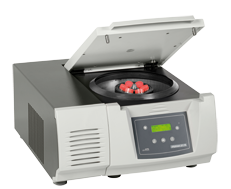 Gekoeld tafelmodel centrifuge max capaciteit: 4 x 100 ml Gekoeld tafelmodel centrifuge max capaciteit: 4 x 100 ml