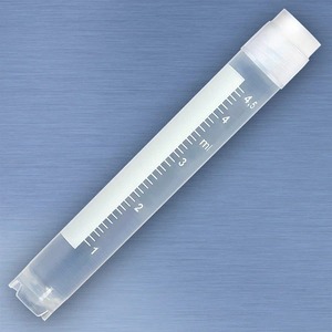 Cryogene flesjes met uitwendige schroefdraad